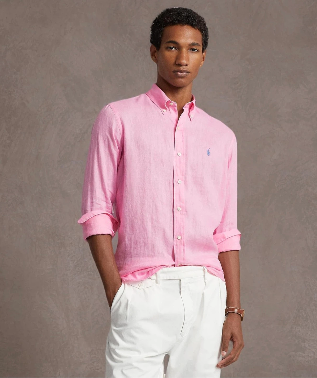Ralph Lauren Classic Pink Men's Shirt XL NWT