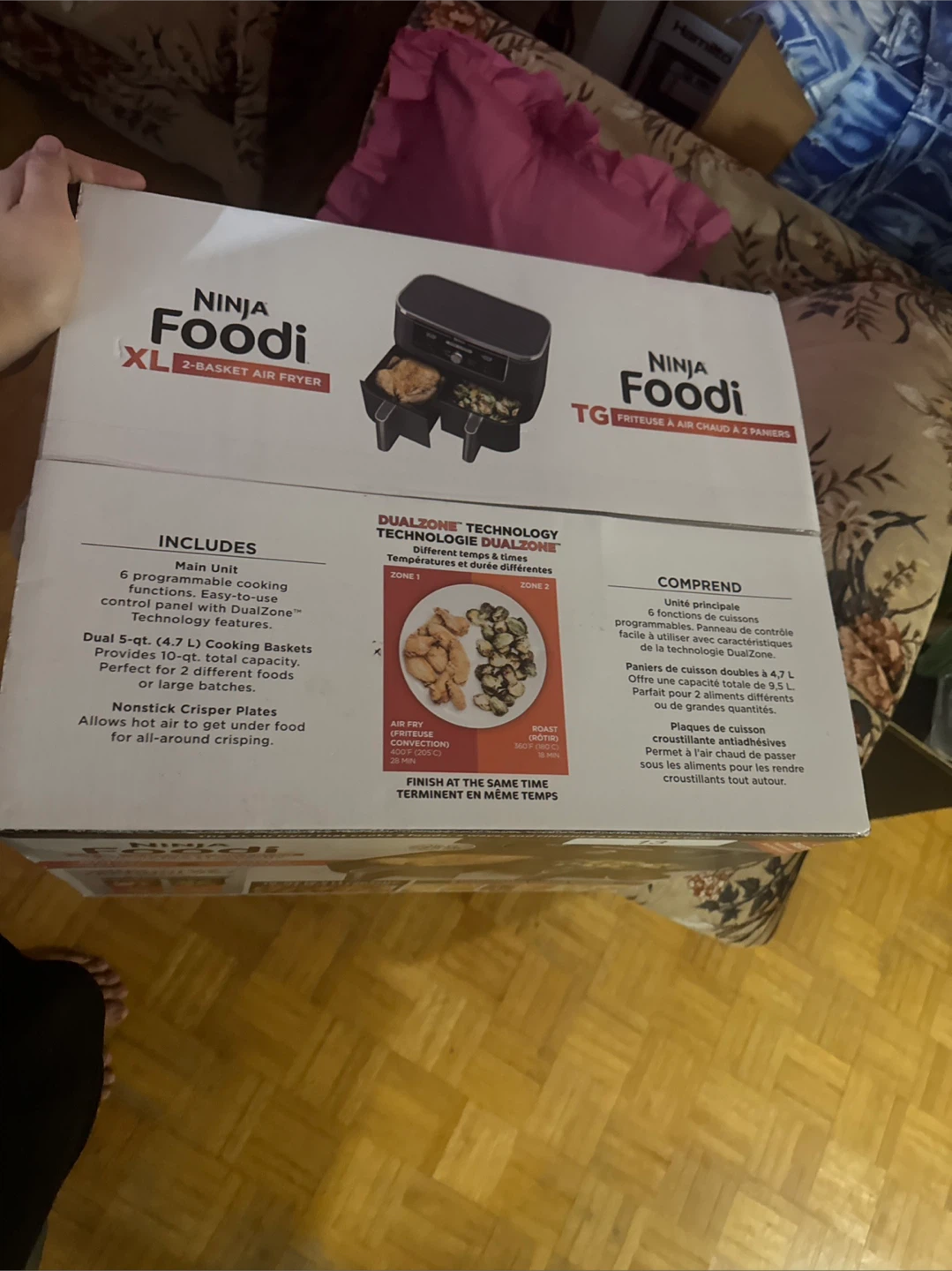 Ninja Foodi XL 2-Basket Air Fryer - 10-Quart - photo 3