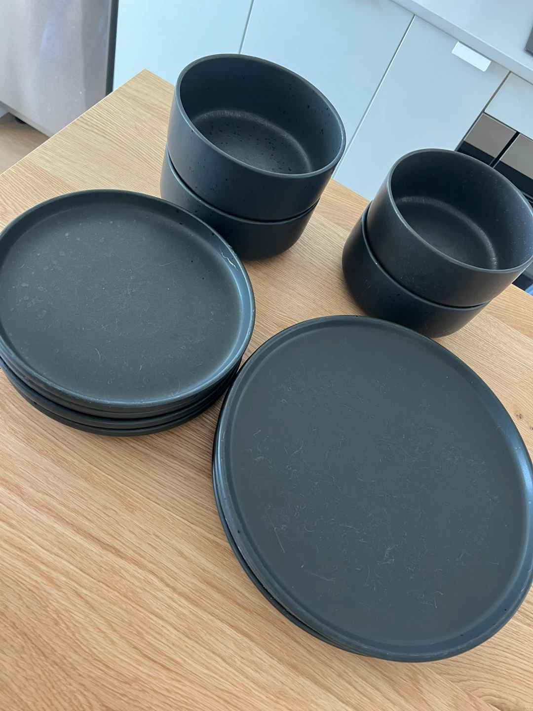 Dark grey 12 piece dinner set - photo 3