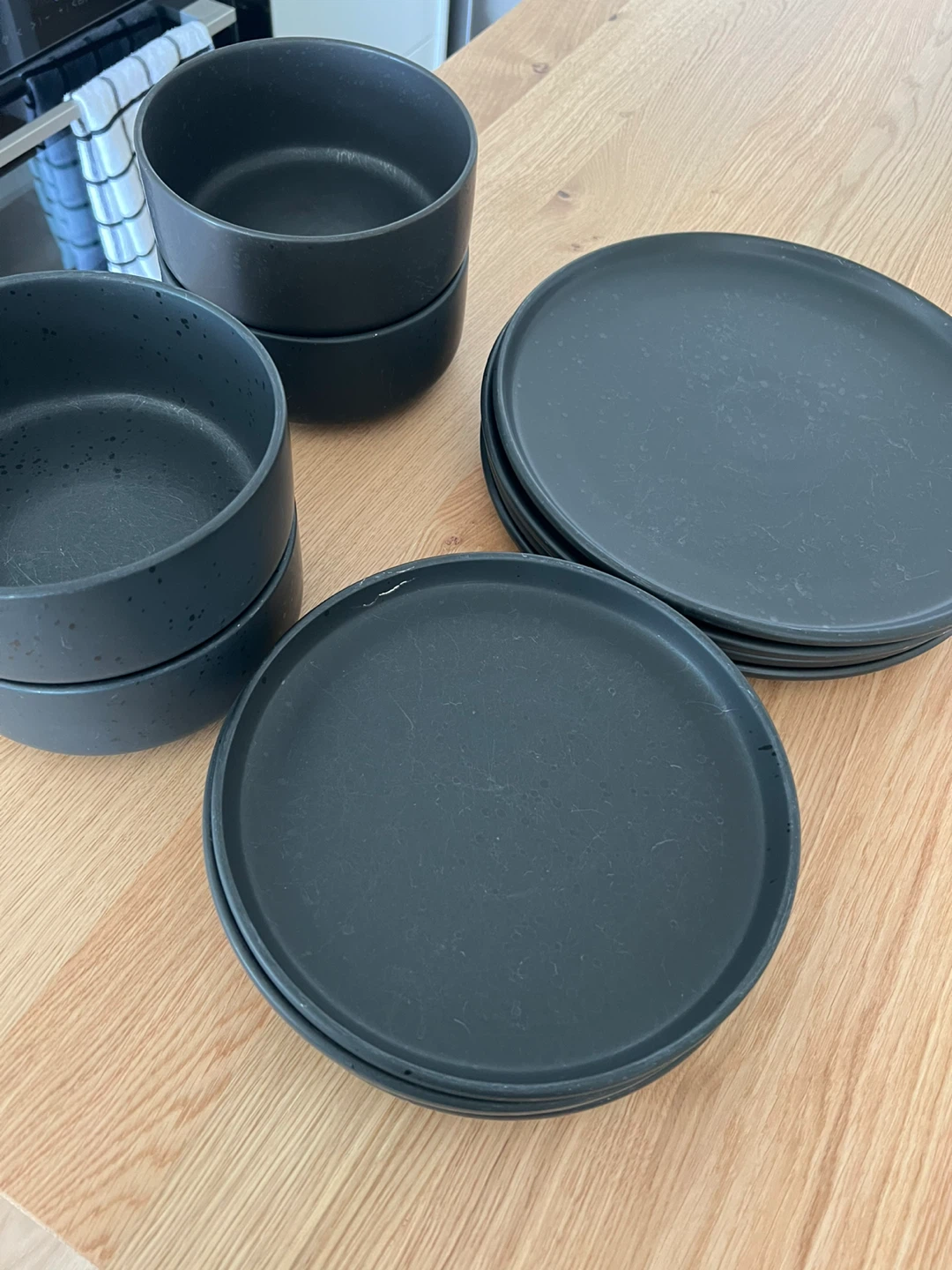 Dark grey 12 piece dinner set - photo 2