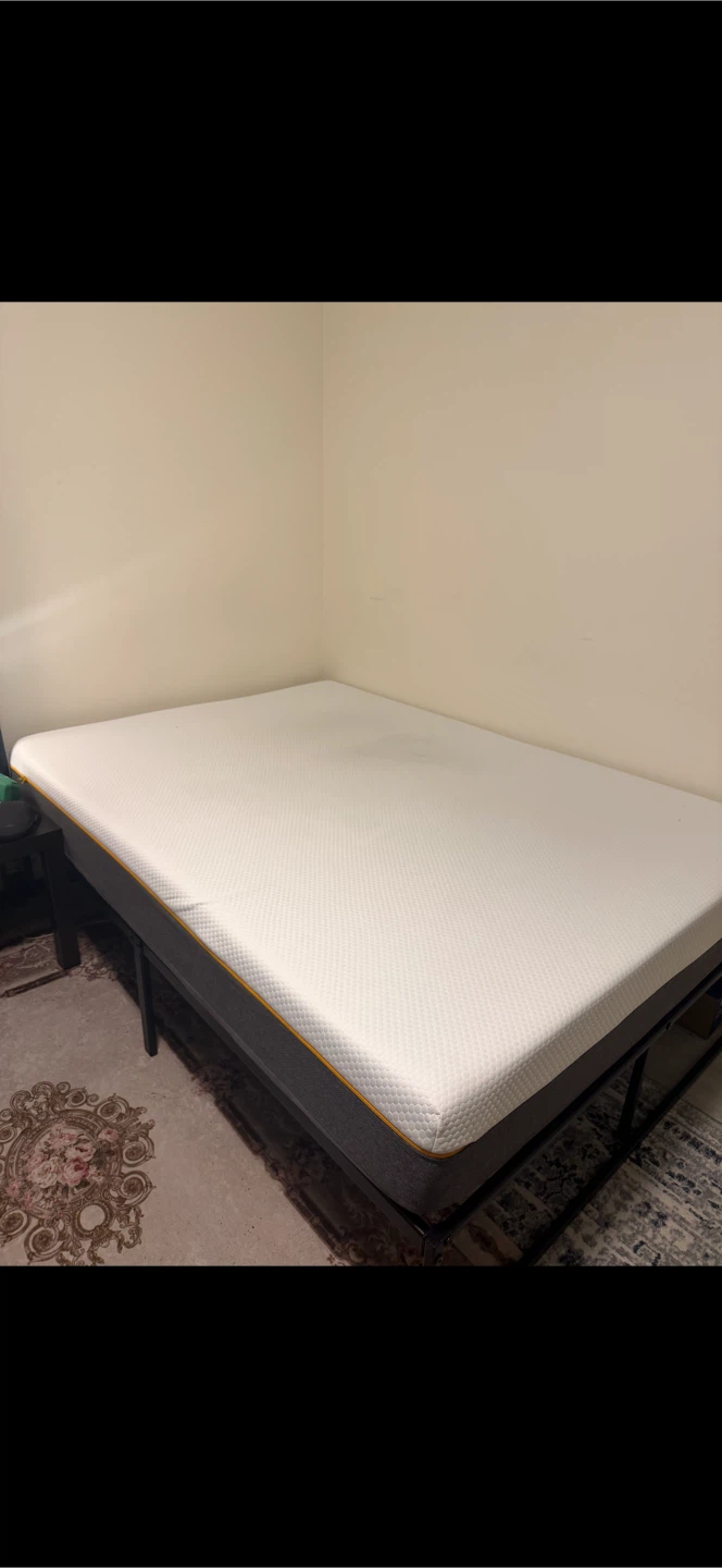 Double  Size Bed Frame and Mattress Set - photo 2
