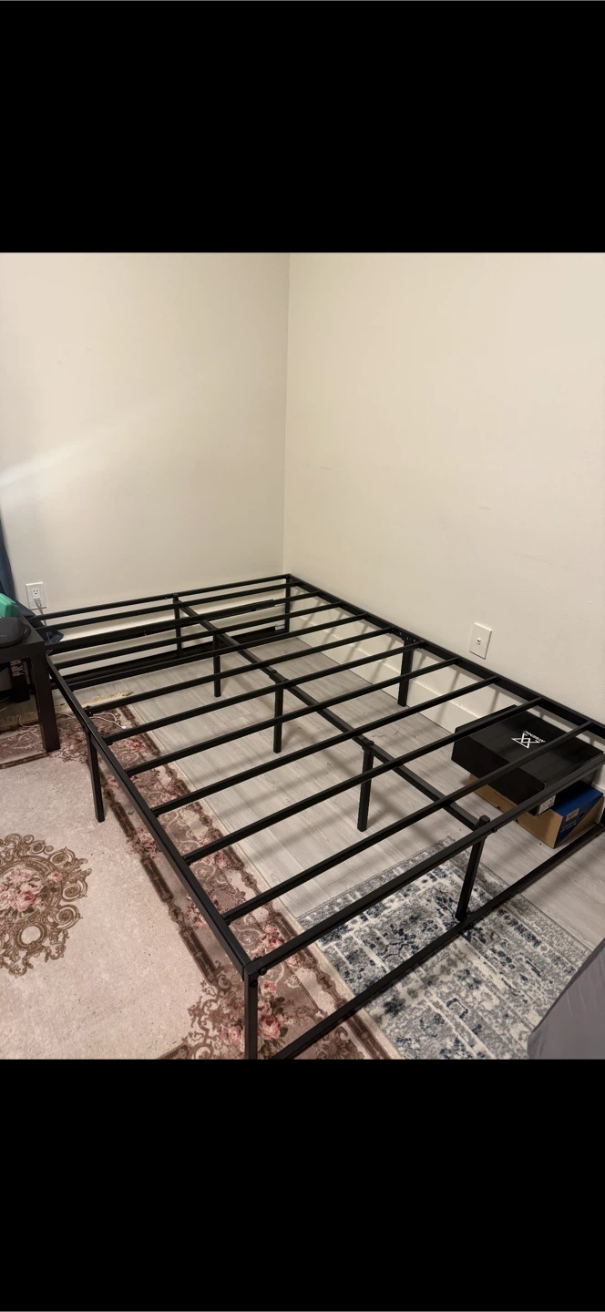 Double  Size Bed Frame and Mattress Set - photo 3