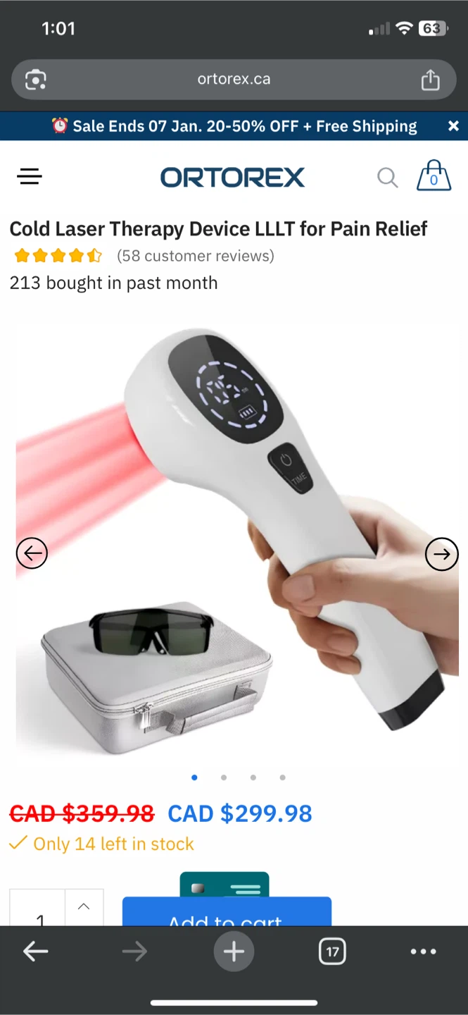 Handheld Laser Therapy Device for Pain Relief - photo 5