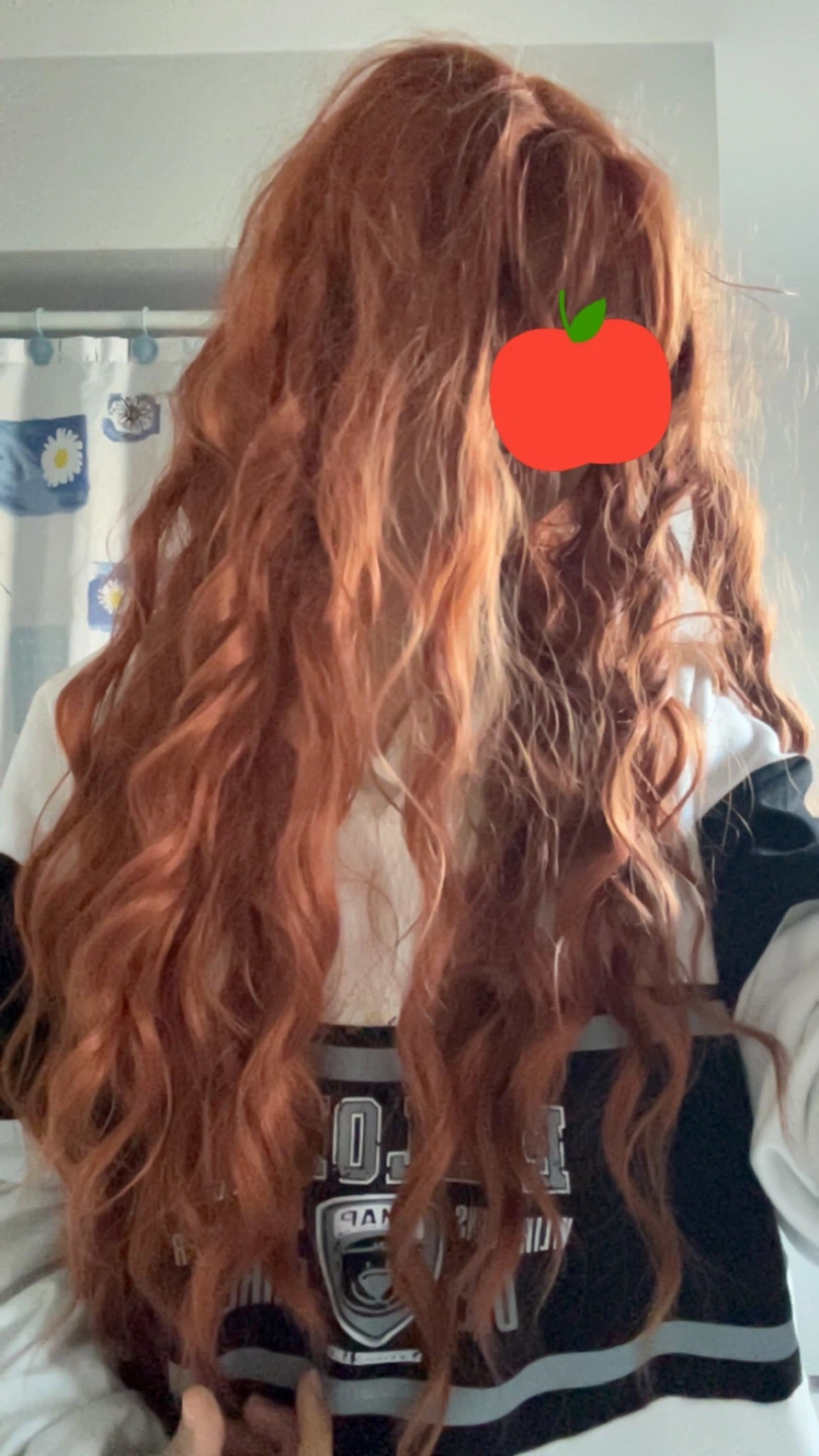 Long Wavy Copper Red Wig - photo 2