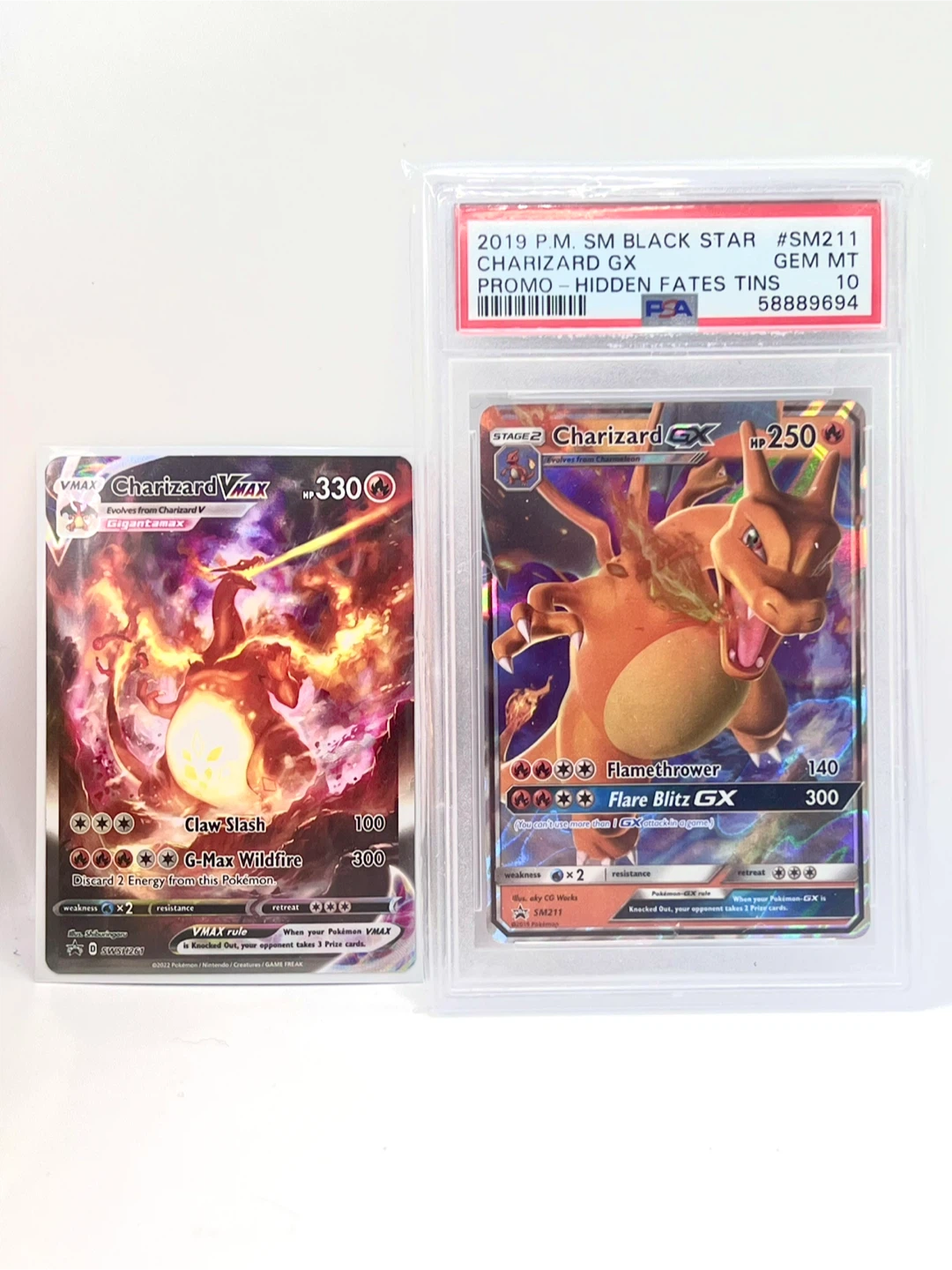 Pokemon Charizard VMAX & Charizard GX Trading Cards
