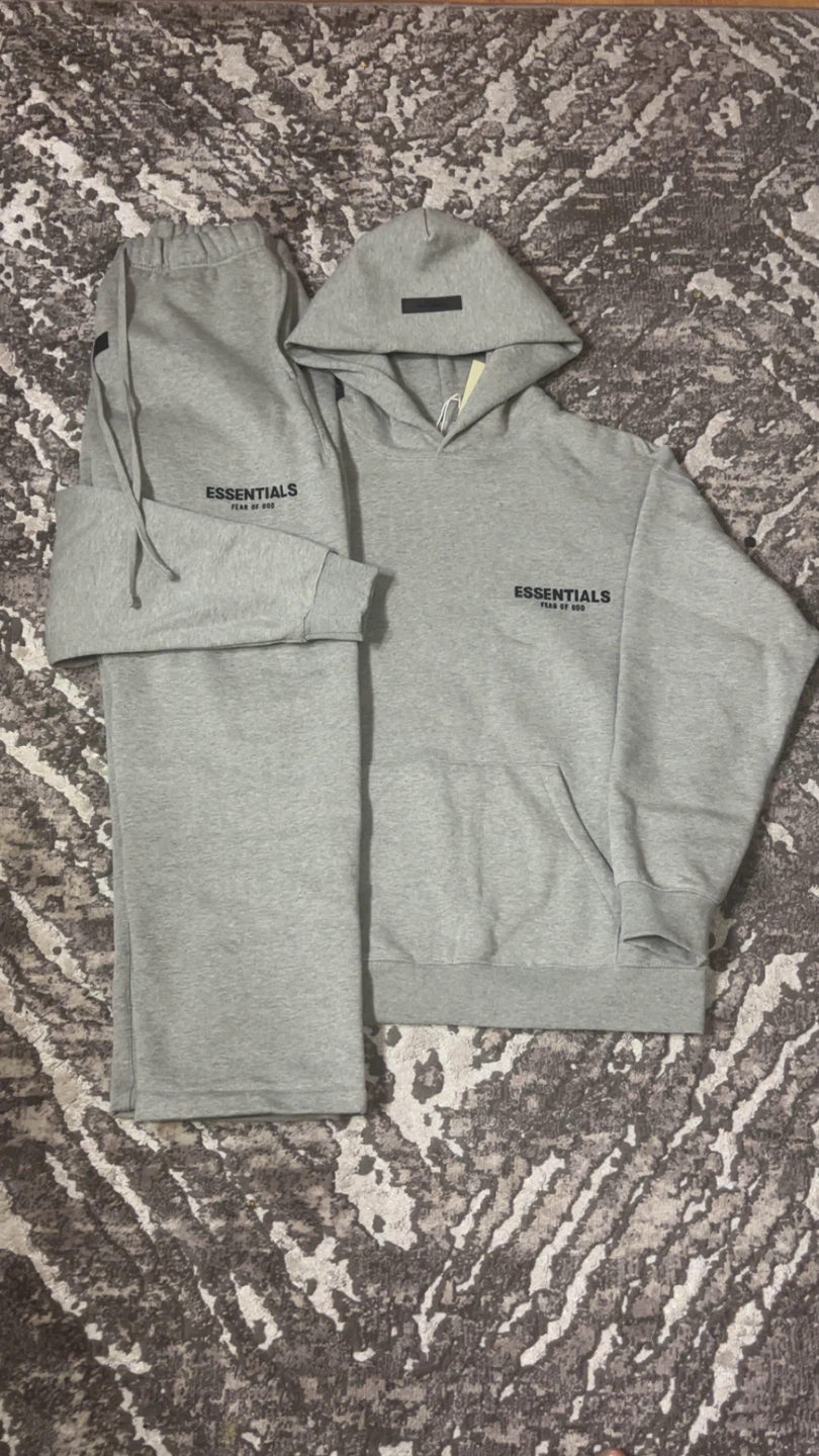 Dark Oatmeal Essentials Tracksuit (NEED GONE ASAP)