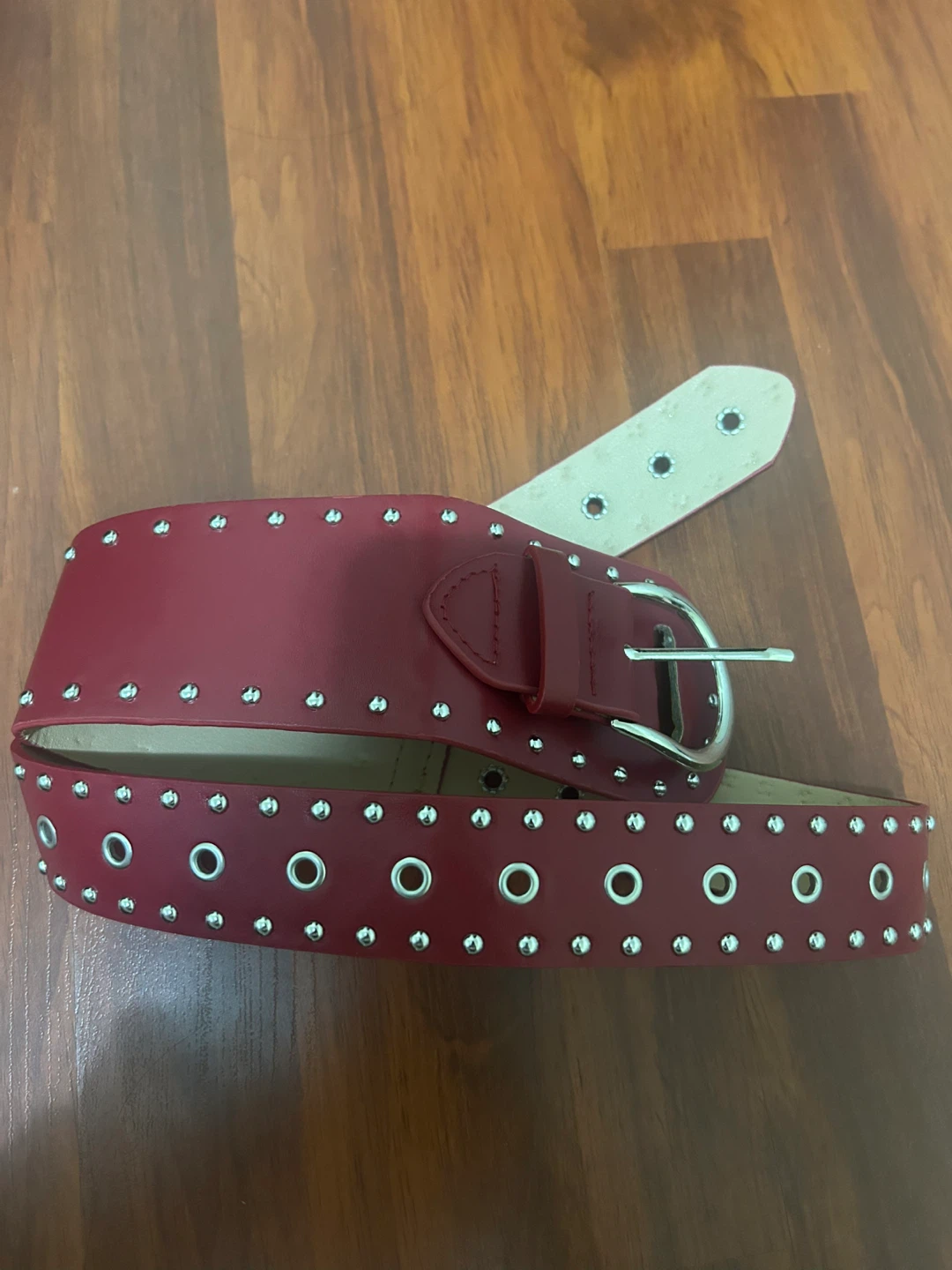 Red Studded Belt