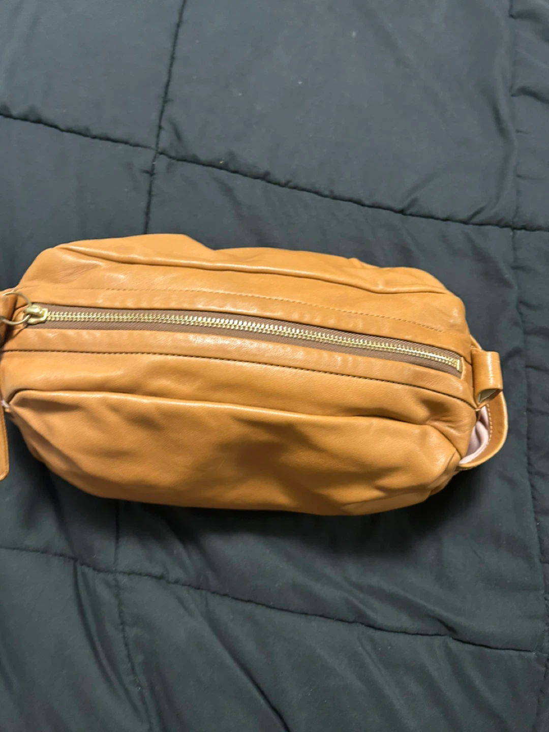 Coach Brown Leather Cosmetic Bag - photo 2