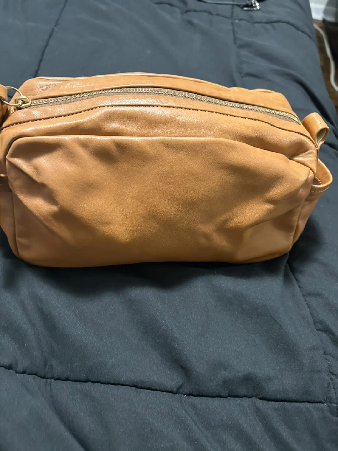 Coach Brown Leather Cosmetic Bag - photo 5