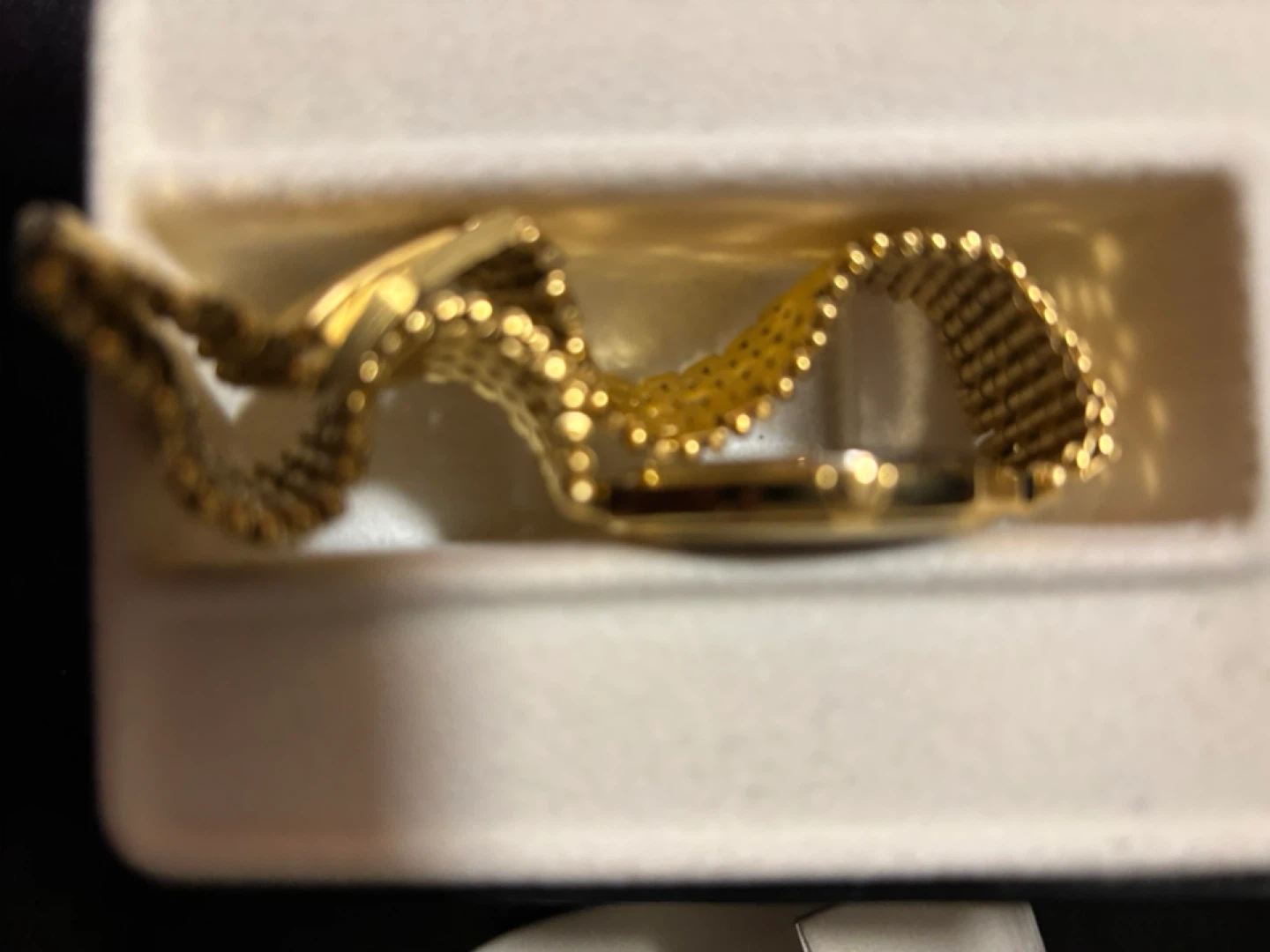 Bulova Gold Tone Watch with Black Dial - photo 5