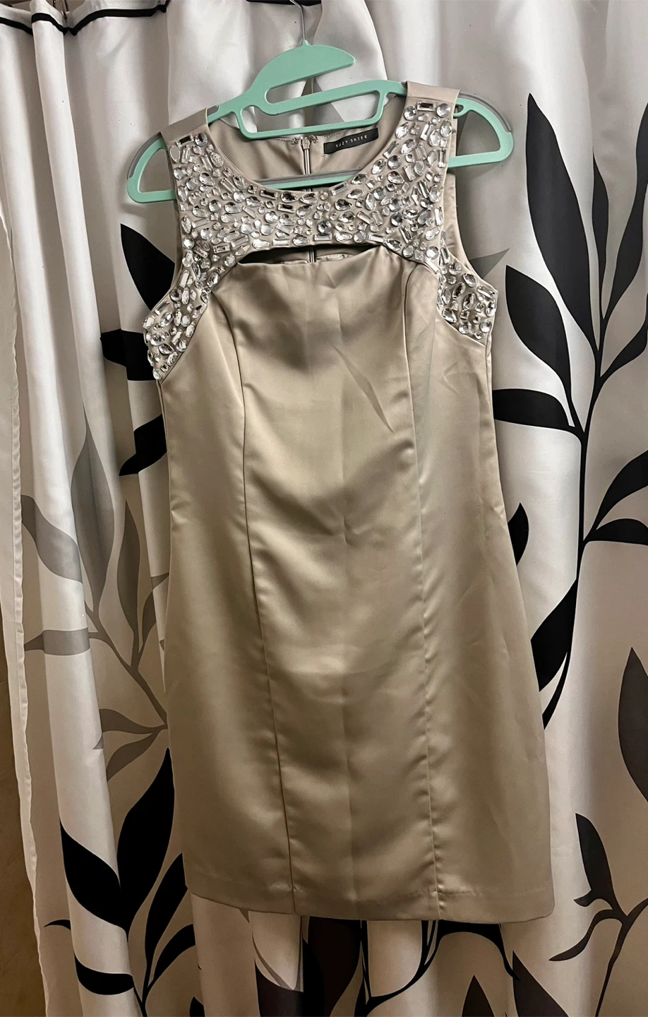 Suzy Shier Embellished Cutout Sheath Dress - photo 4