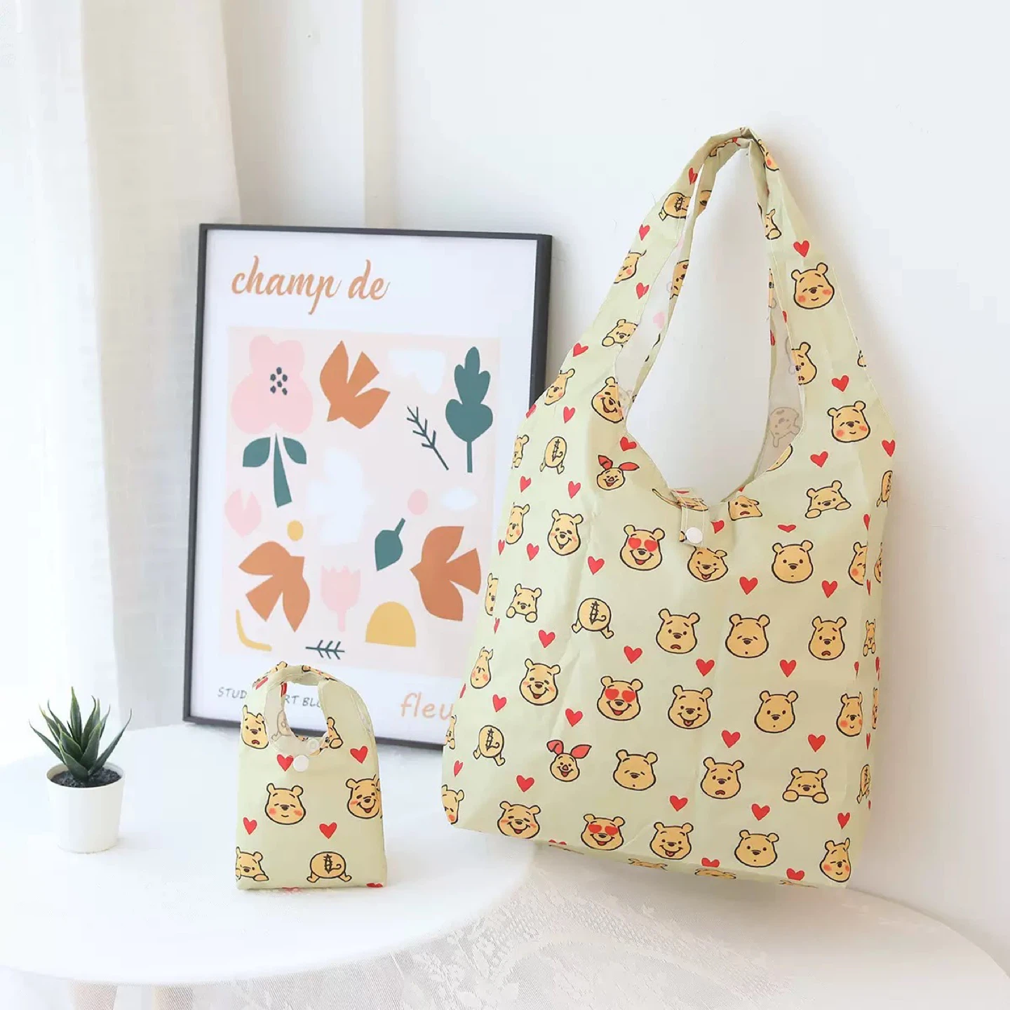 NEW!! Winnie the Pooh 2-in-1 Reusable Shopping Bag 🛍️