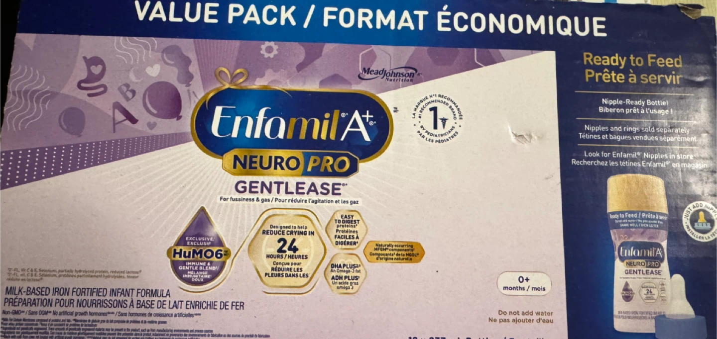 Enfamil Gentlease bottles ready to feed - photo 2