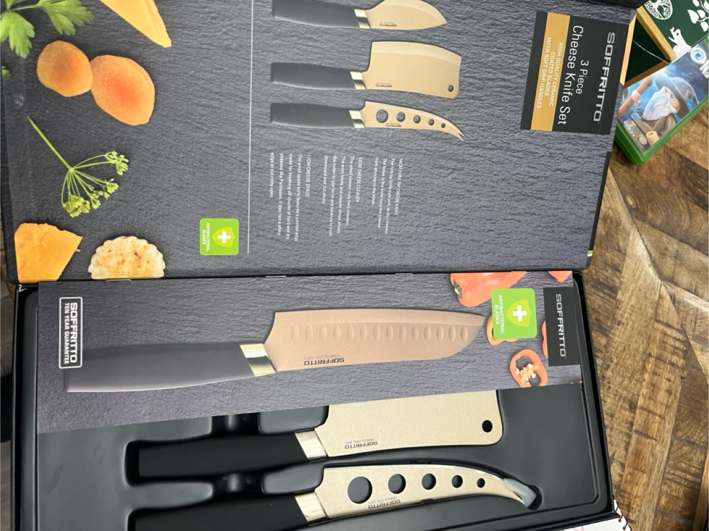 🏆Soffritto 3 Piece Cheese Knife Set - photo 5