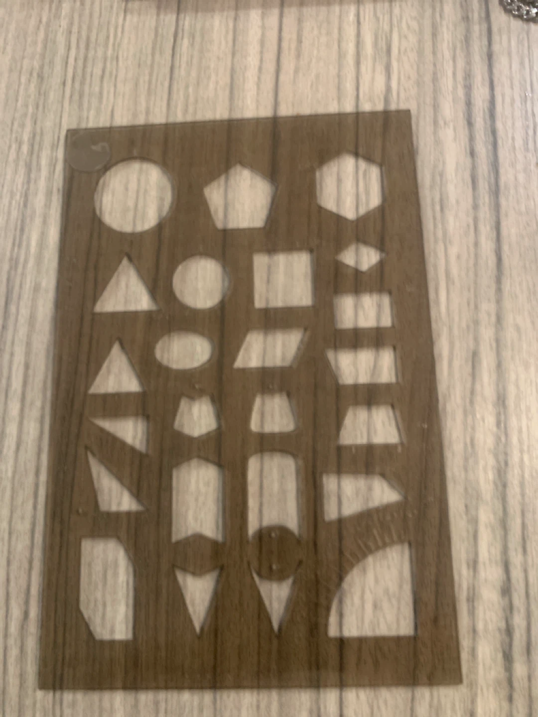 Geometric Shapes Stencil Template