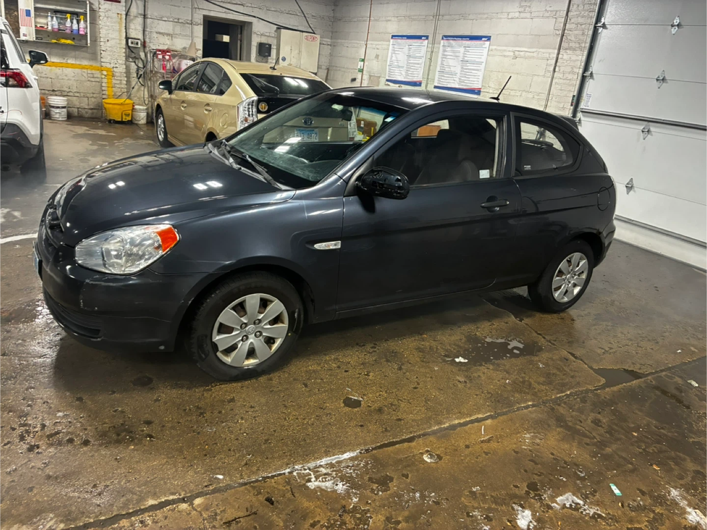 Used Dark Gray Hyundai Accent 3-Door Hatchback