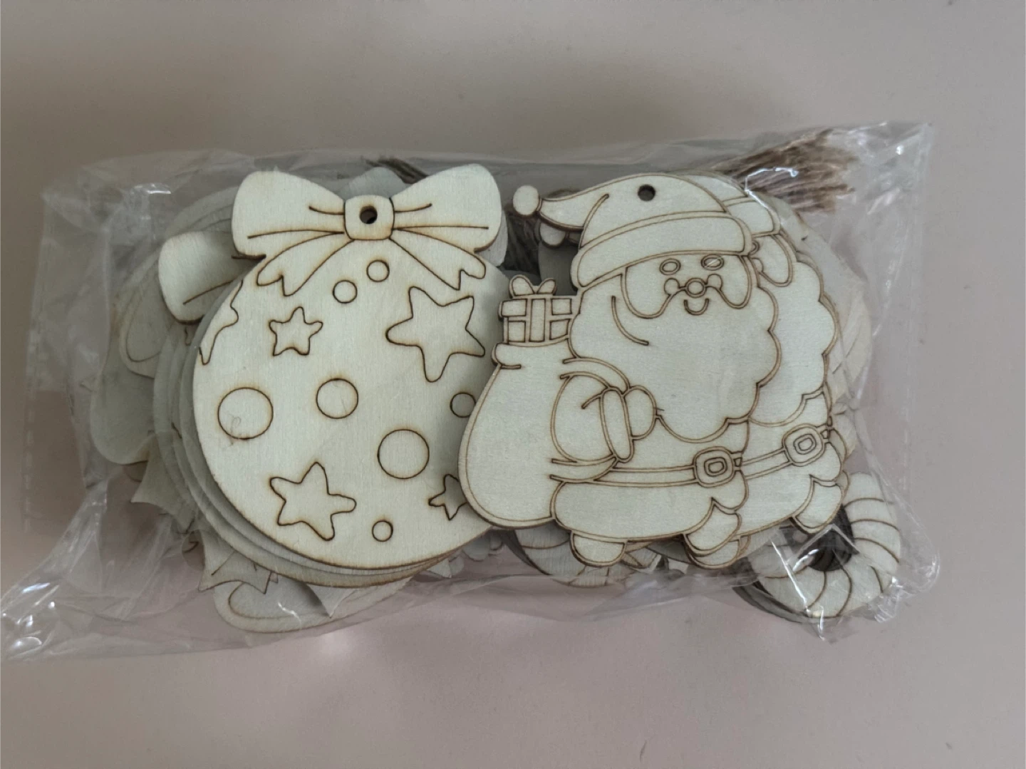 80 Piece Wooden Christmas Ornaments Kit 🏆