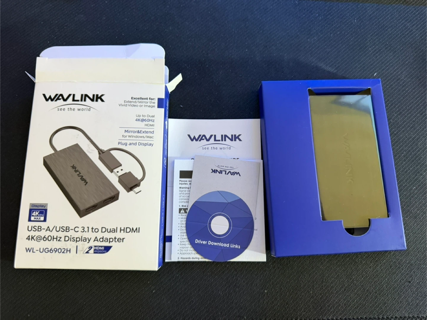 WAVLINK USB-C to Dual HDMI 4K@60Hz DisplayLink Adapter - photo 5