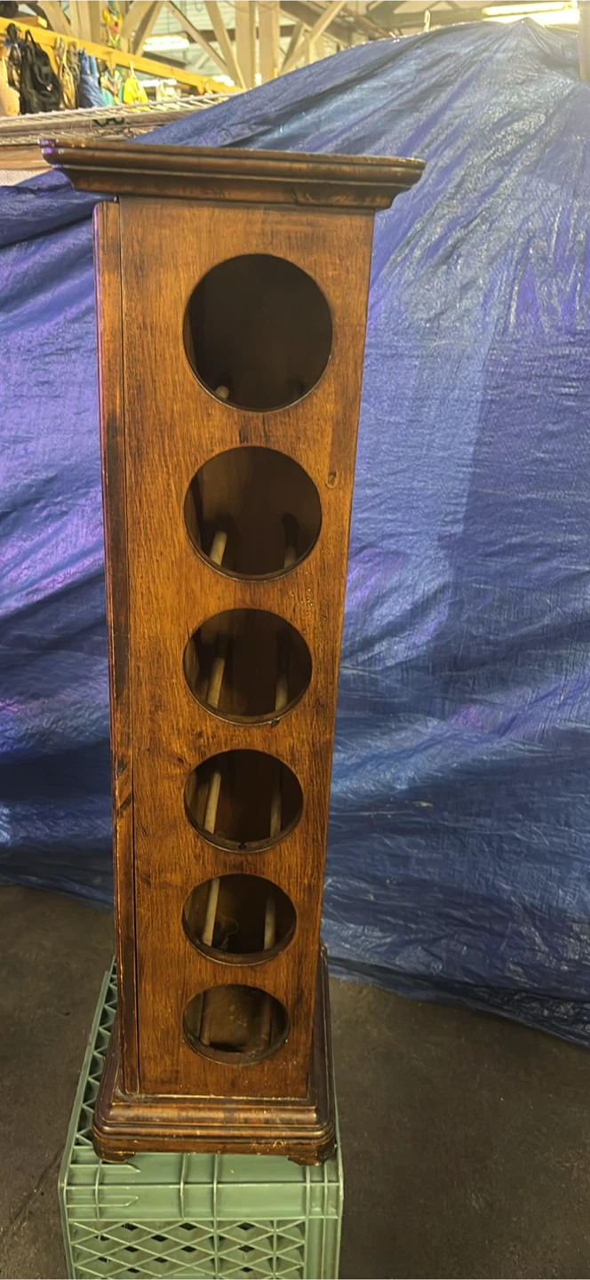 Wooden Display Cabinet with Glass Door