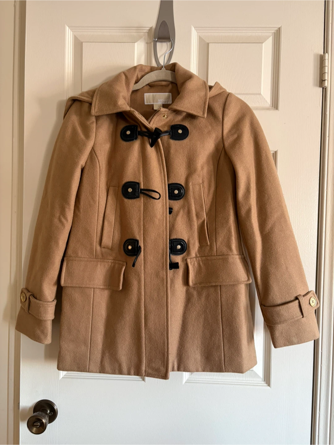Michael Kors Burnt Tan Pea Coat - Sz 2P 🏆