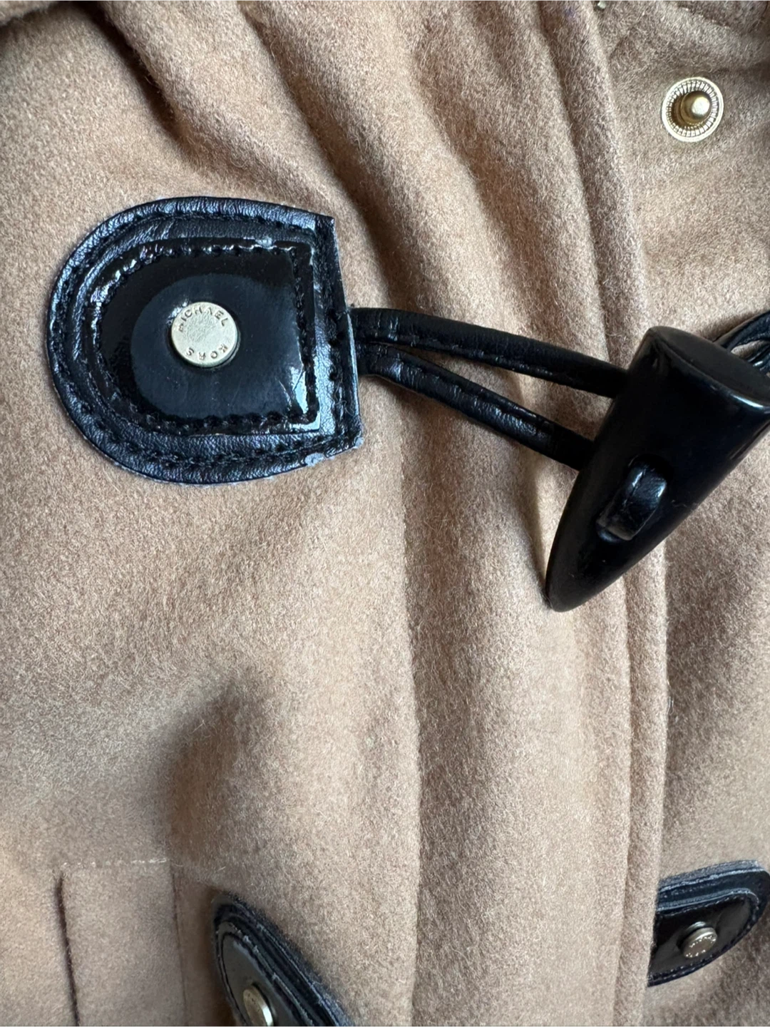 Michael Kors Burnt Tan Pea Coat - Sz 2P 🏆 - photo 4