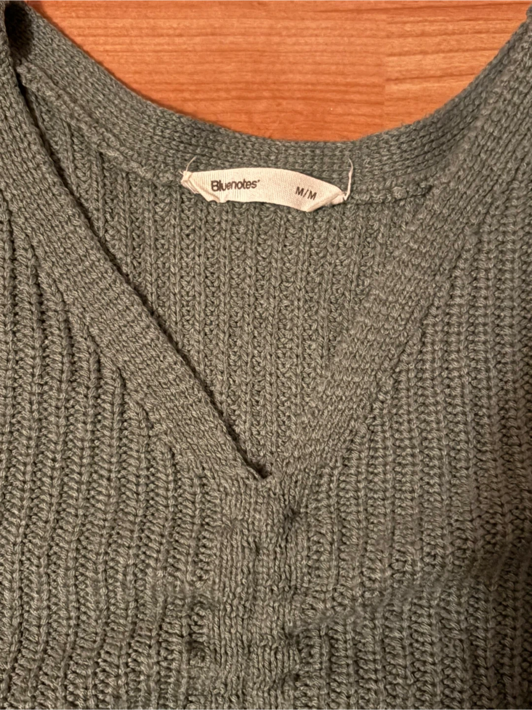 Bluenotes Green Adjustable Crop V-Neck Sweater - photo 2