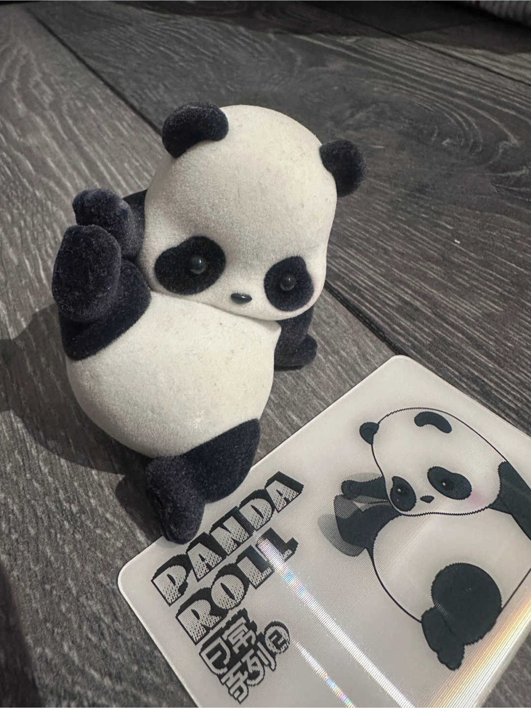 Panda Roll Figure with Card