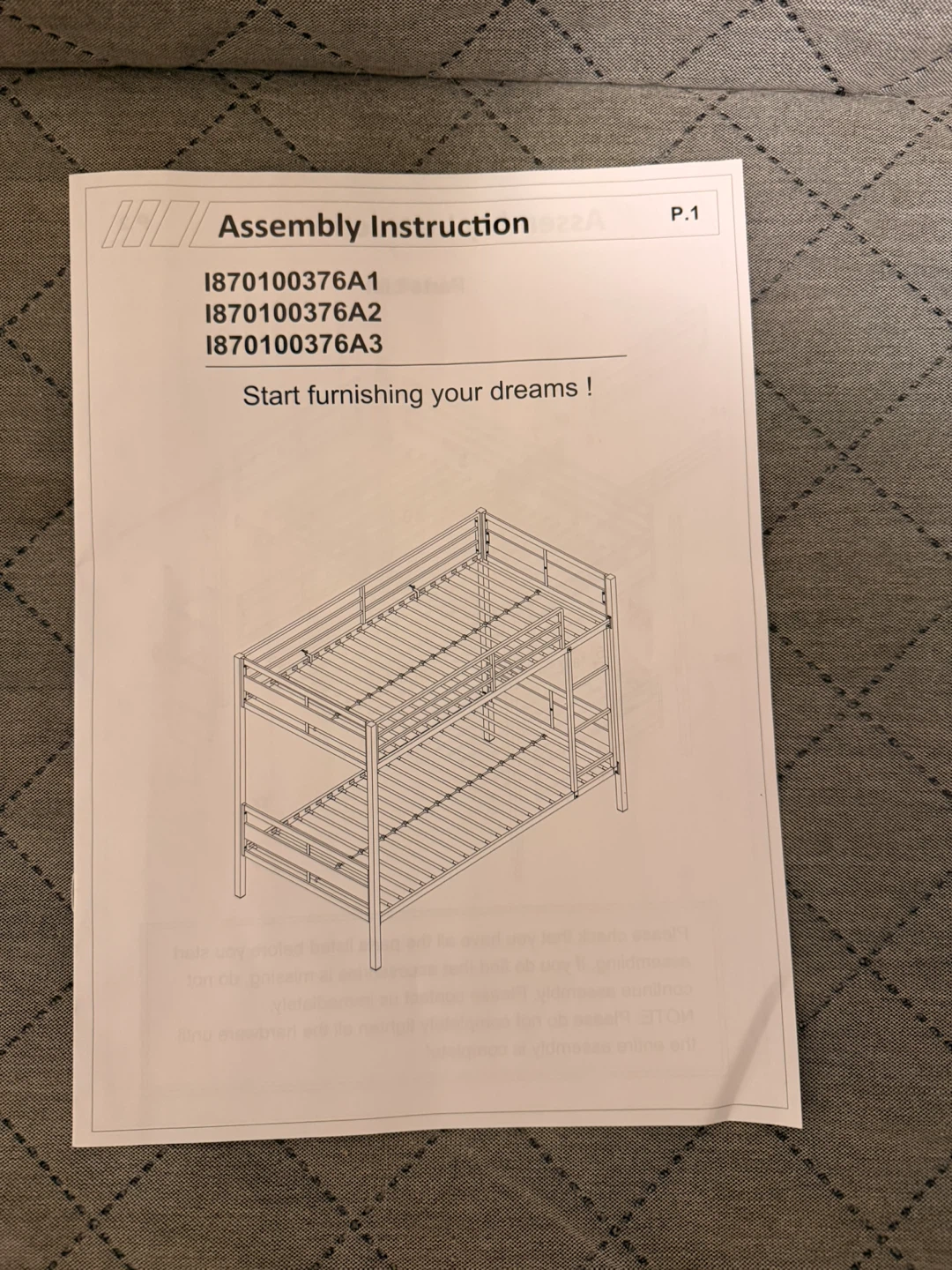 Bunk Bed - Brand New, no original box