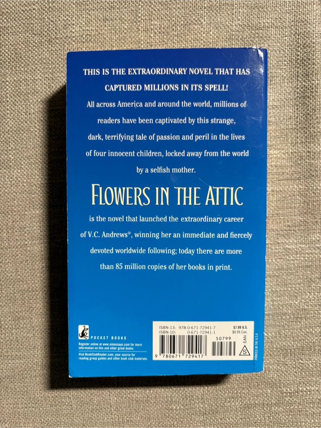 V.C. Andrews Fiction Novel Flowers in the Attic 🏆 - photo 2