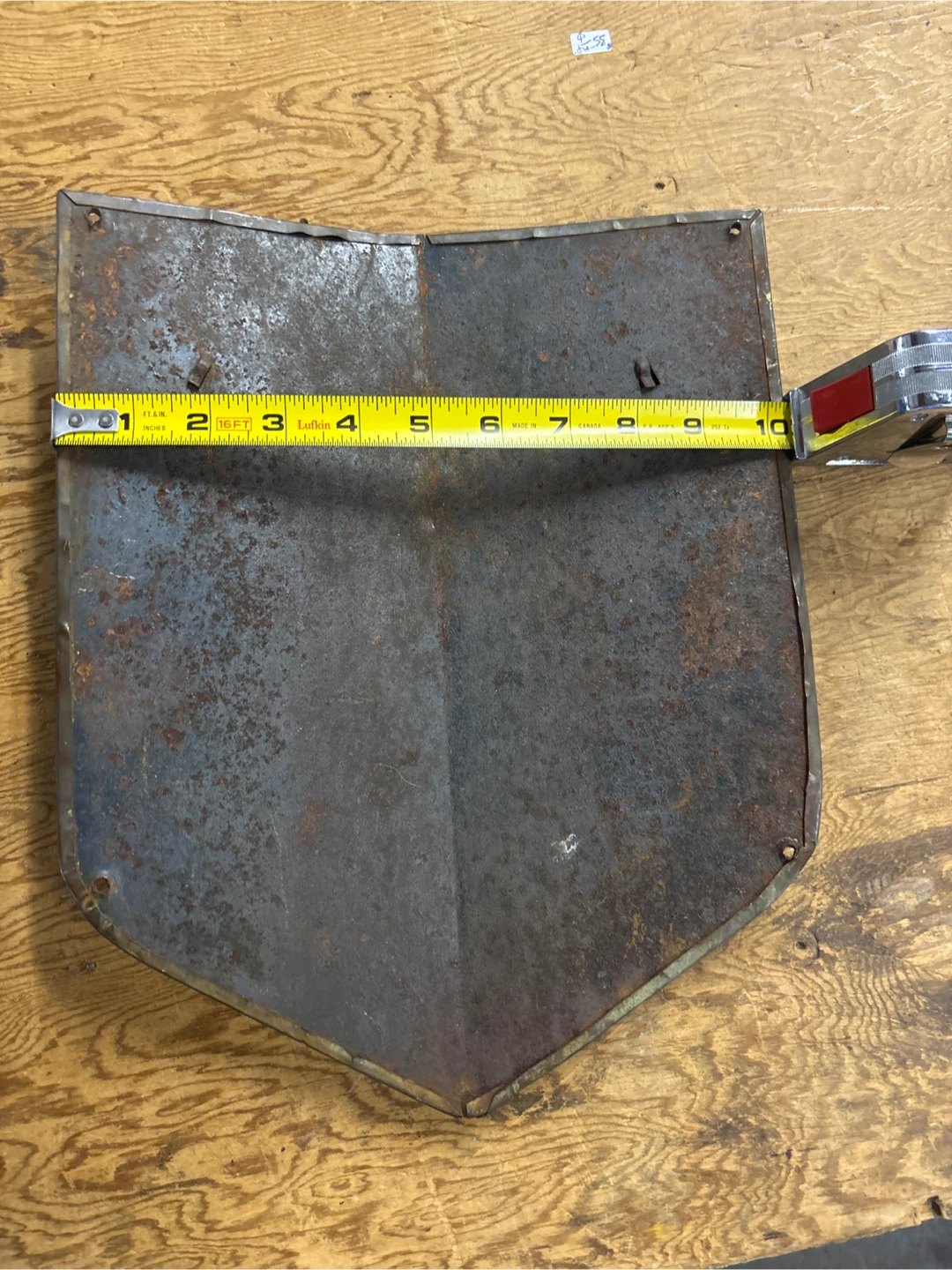 Vintage Metal Wall Shield with Lion Emblem - photo 2