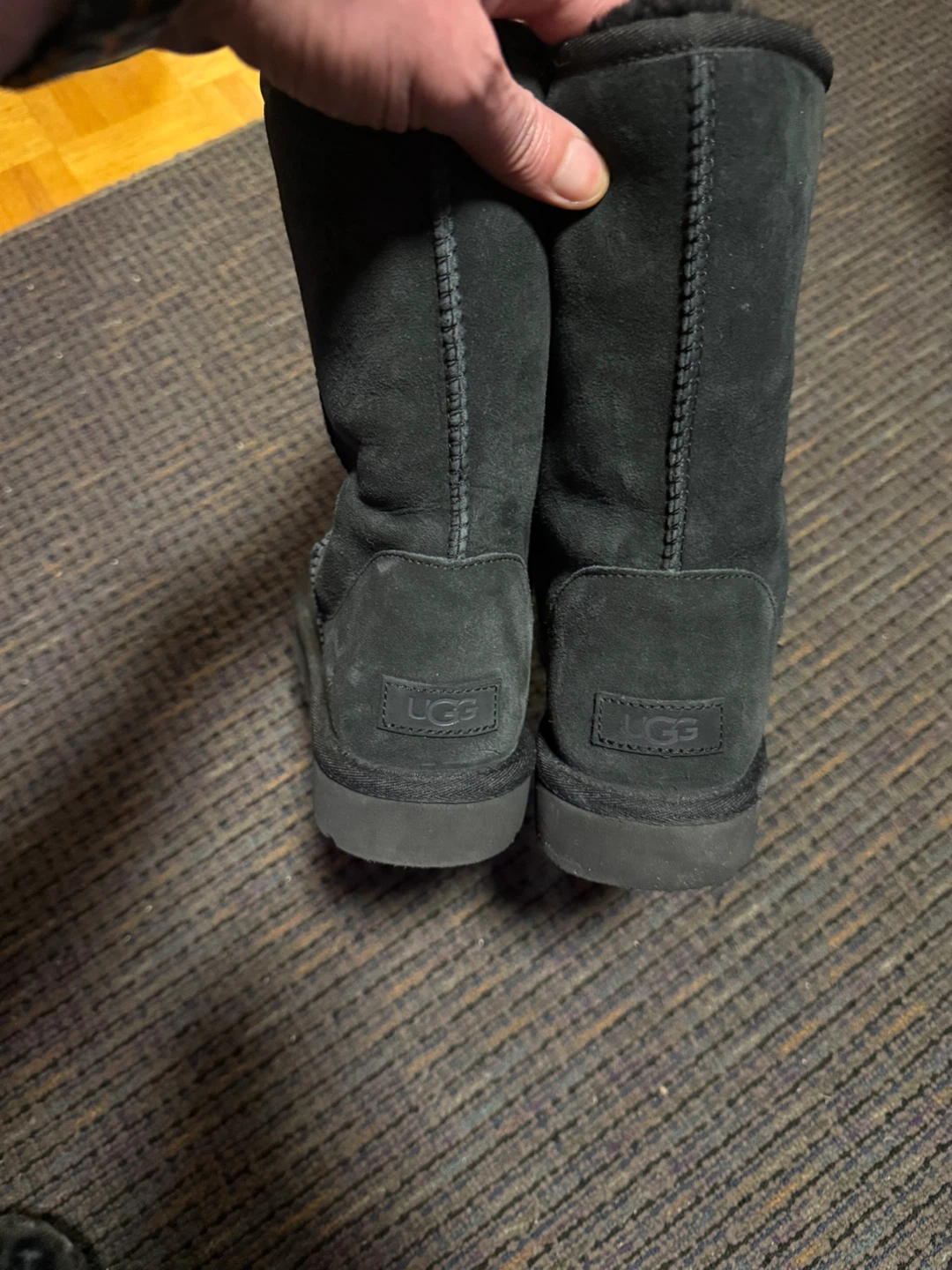 Black UGG Boots Size 11 - photo 2