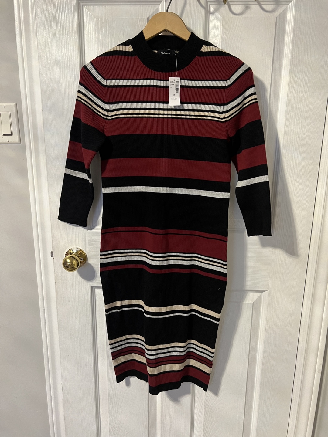 Brand new with tag  Striped Knit Dress - Medium