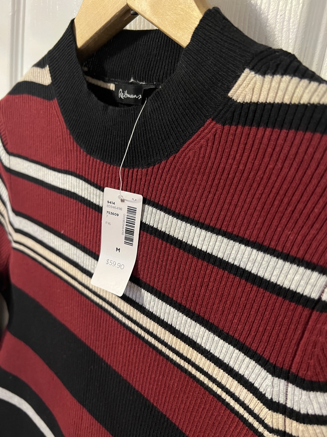 Brand new with tag  Striped Knit Dress - Medium - photo 2