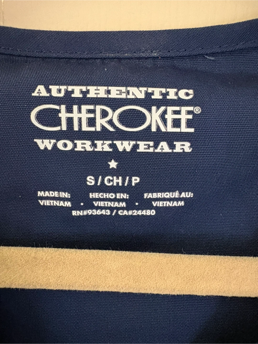 Cherokee Workwear Scrub Top Sz S 🏆 - photo 4