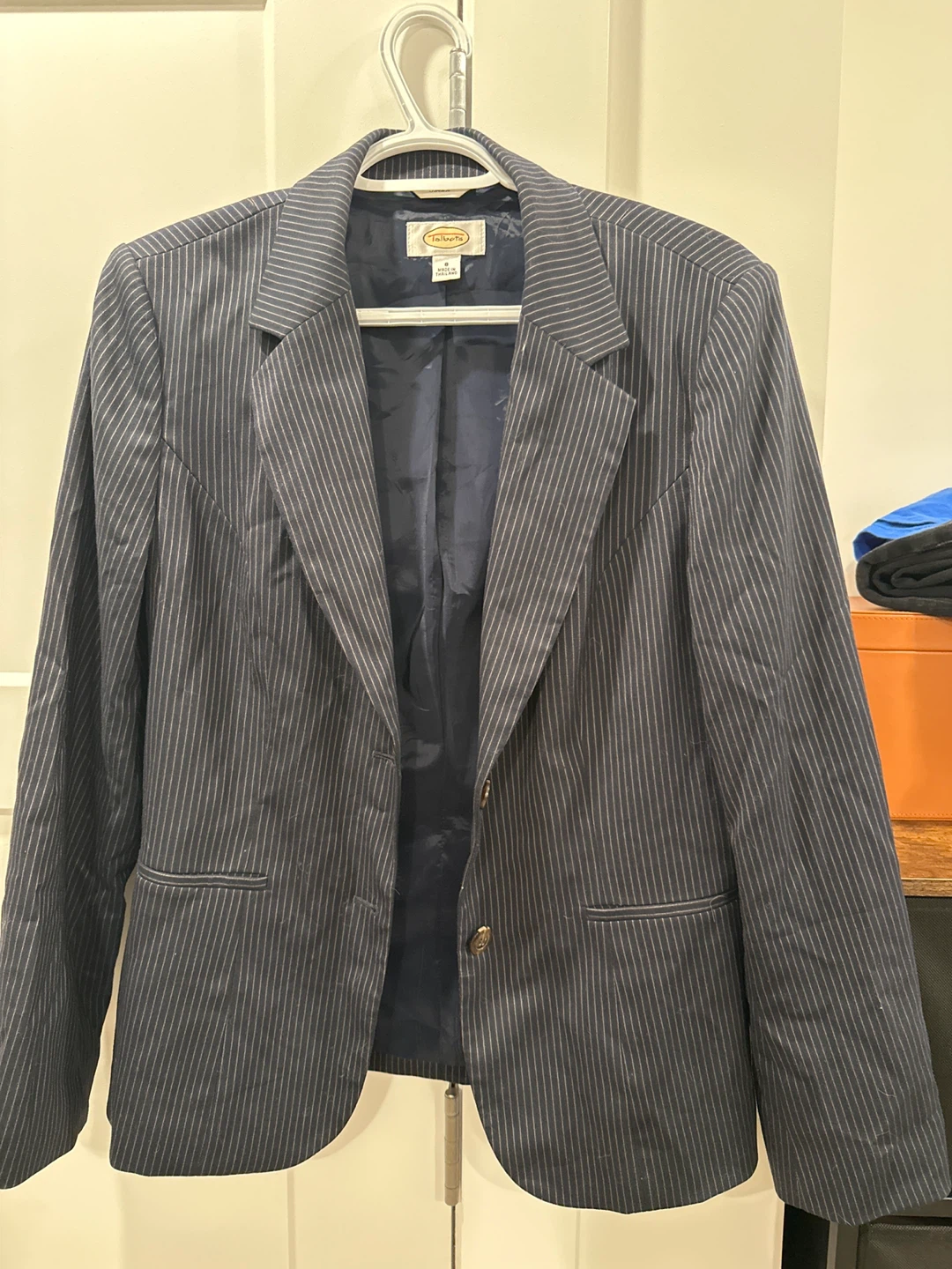 Talbots Women's Pinstripe Blazer Size 8 - photo 2
