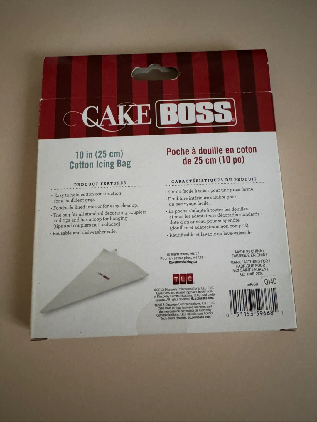 Cake Boss Cotton Icing Bag - 10 inch (25 cm) 🏆 - photo 2
