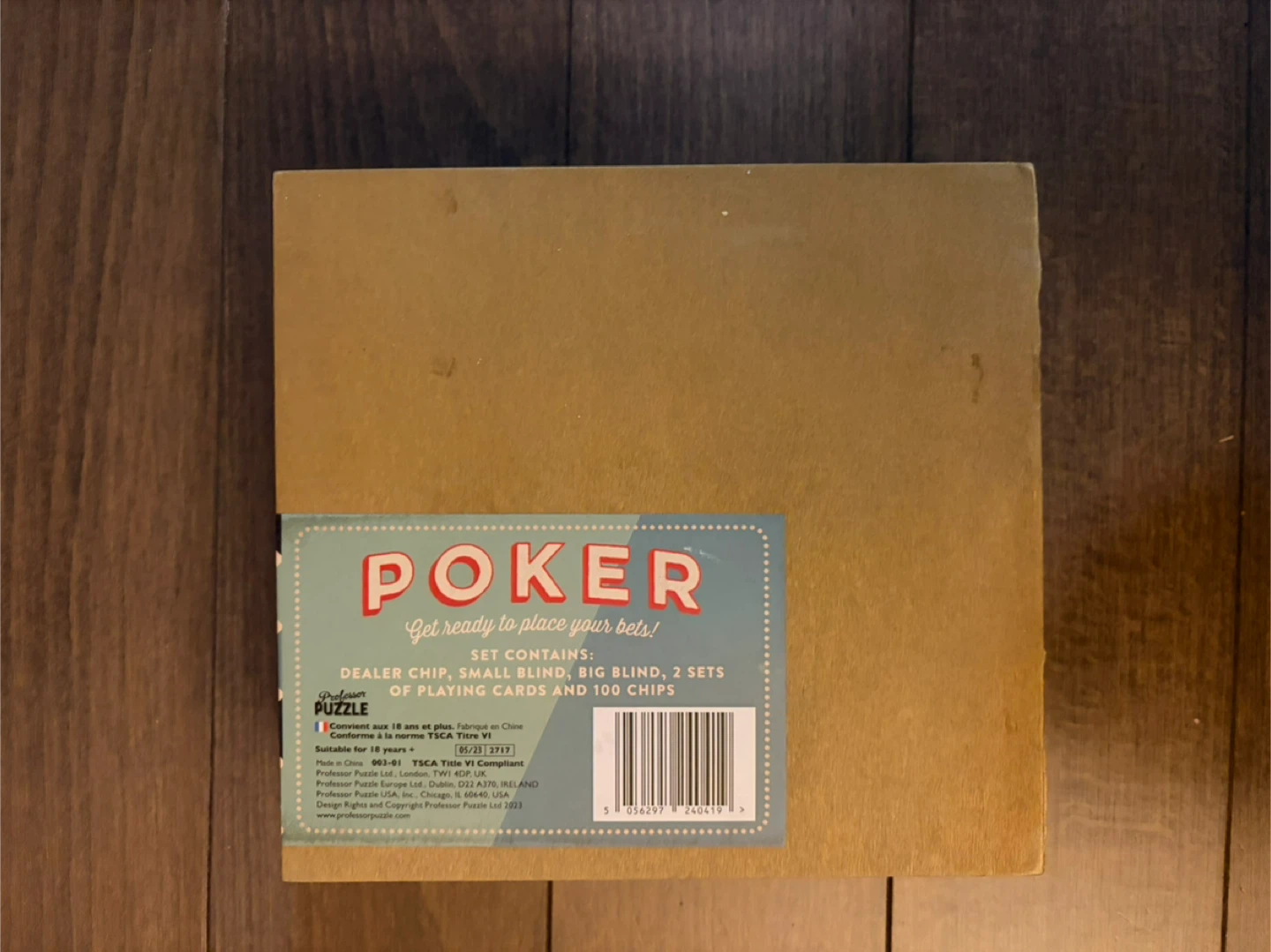 Professor Puzzle Poker Set - photo 2