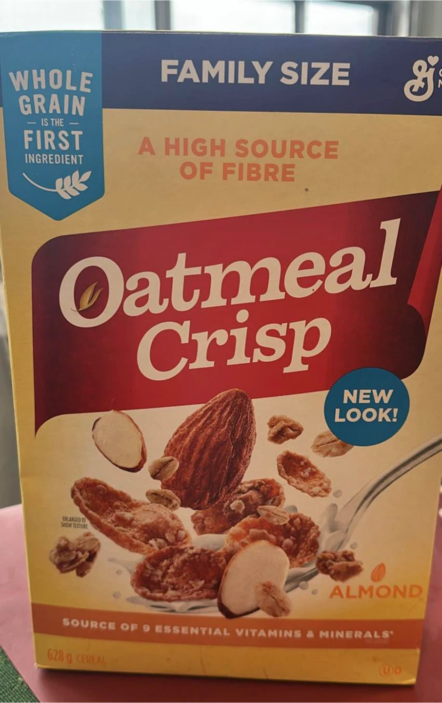 General Mills Oatmeal Crisp Almond Cereal - Family Size🏆