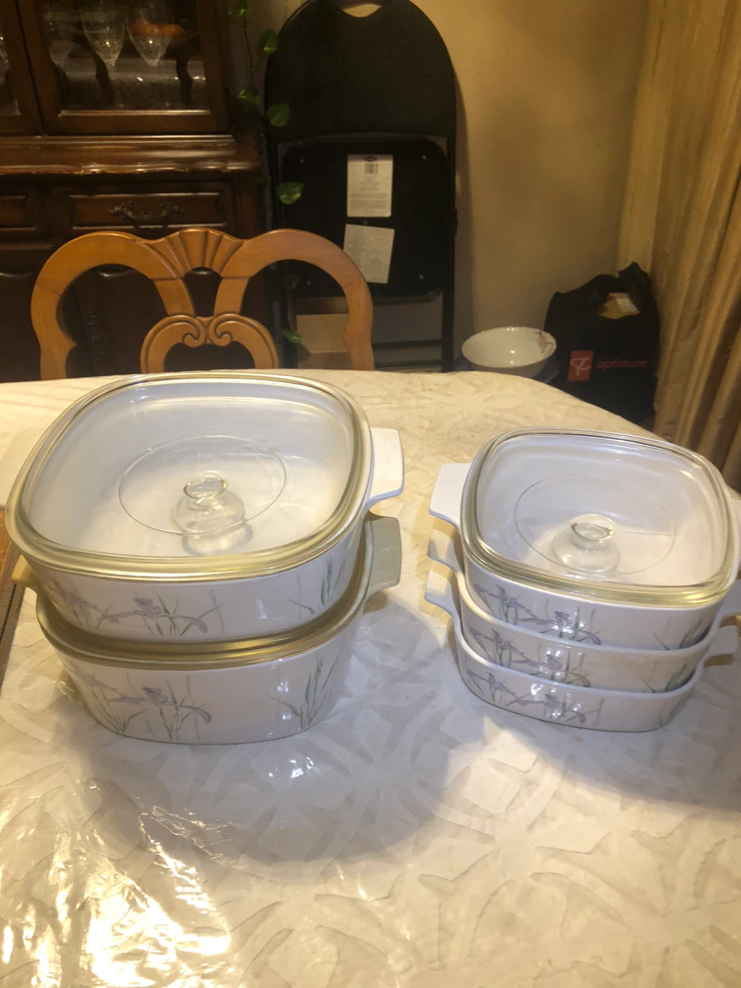 Set of 5 CorningWare baking dishes with lids - photo 4