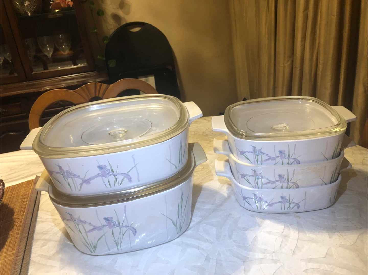 Set of 5 CorningWare baking dishes with lids - photo 3