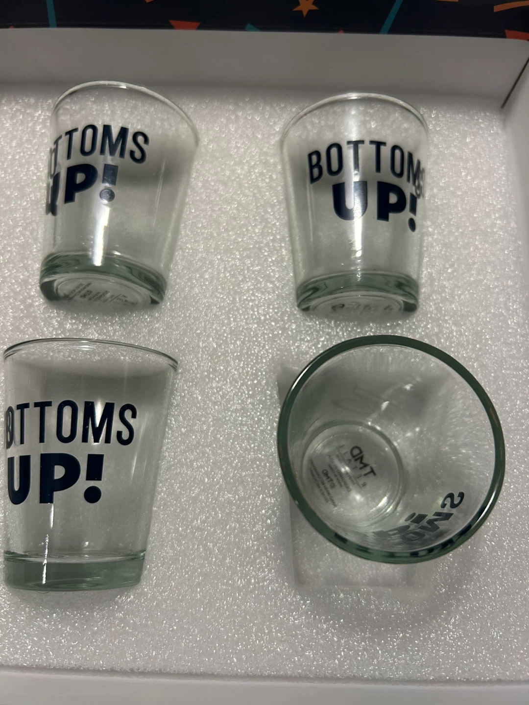 Bottoms Up! Party Spinner Drinking Game with 4 Shot Glasses - photo 5
