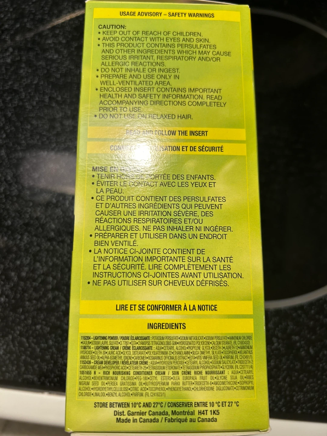 Garnier Nutrisse Ultra Color DB Intense Bleach - photo 2