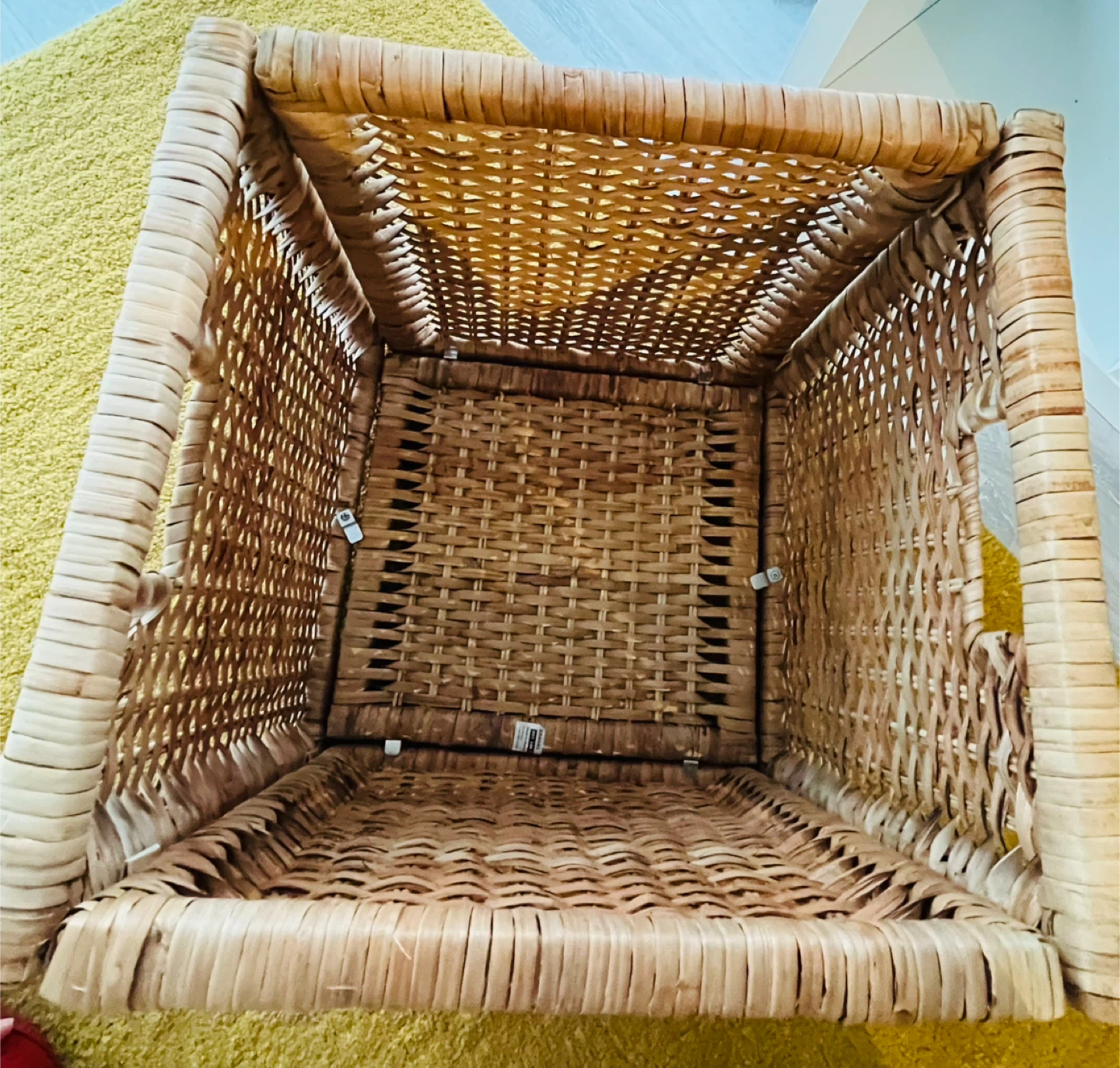 IKEA TV Bench with 4 rattan baskets - photo 5