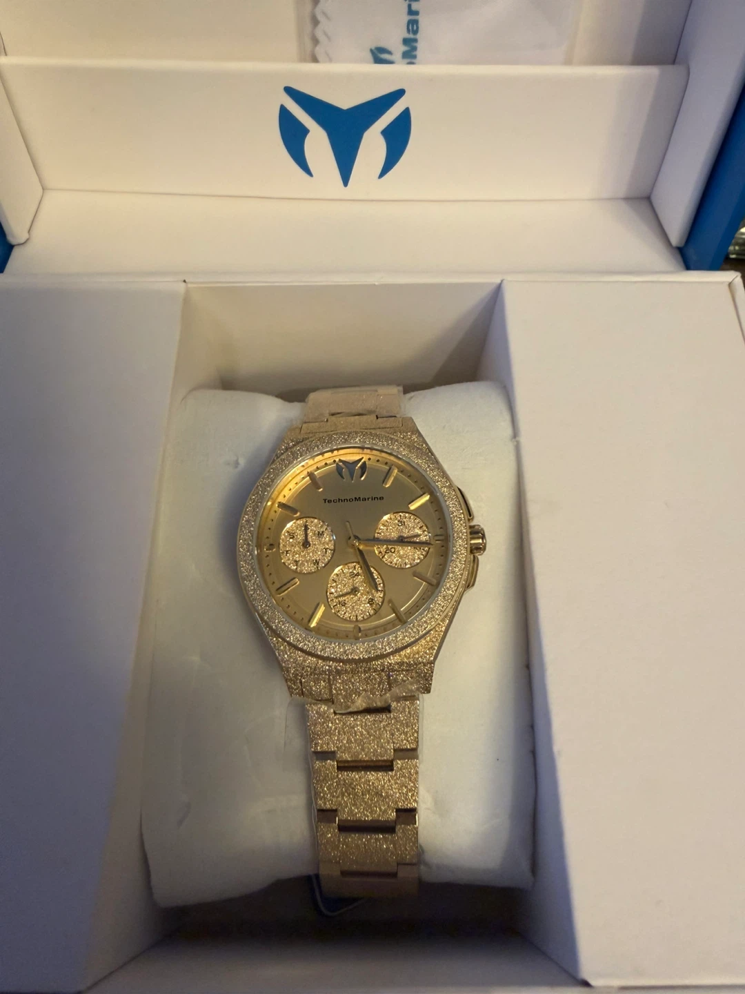 TechnoMarine Gold ocean empress Watch
