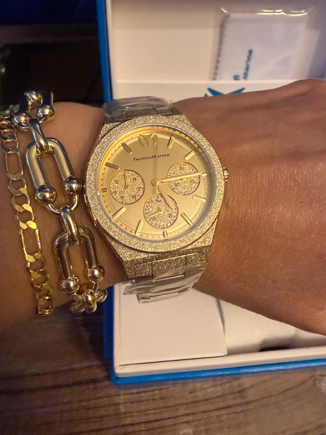 TechnoMarine Gold ocean empress Watch - photo 5