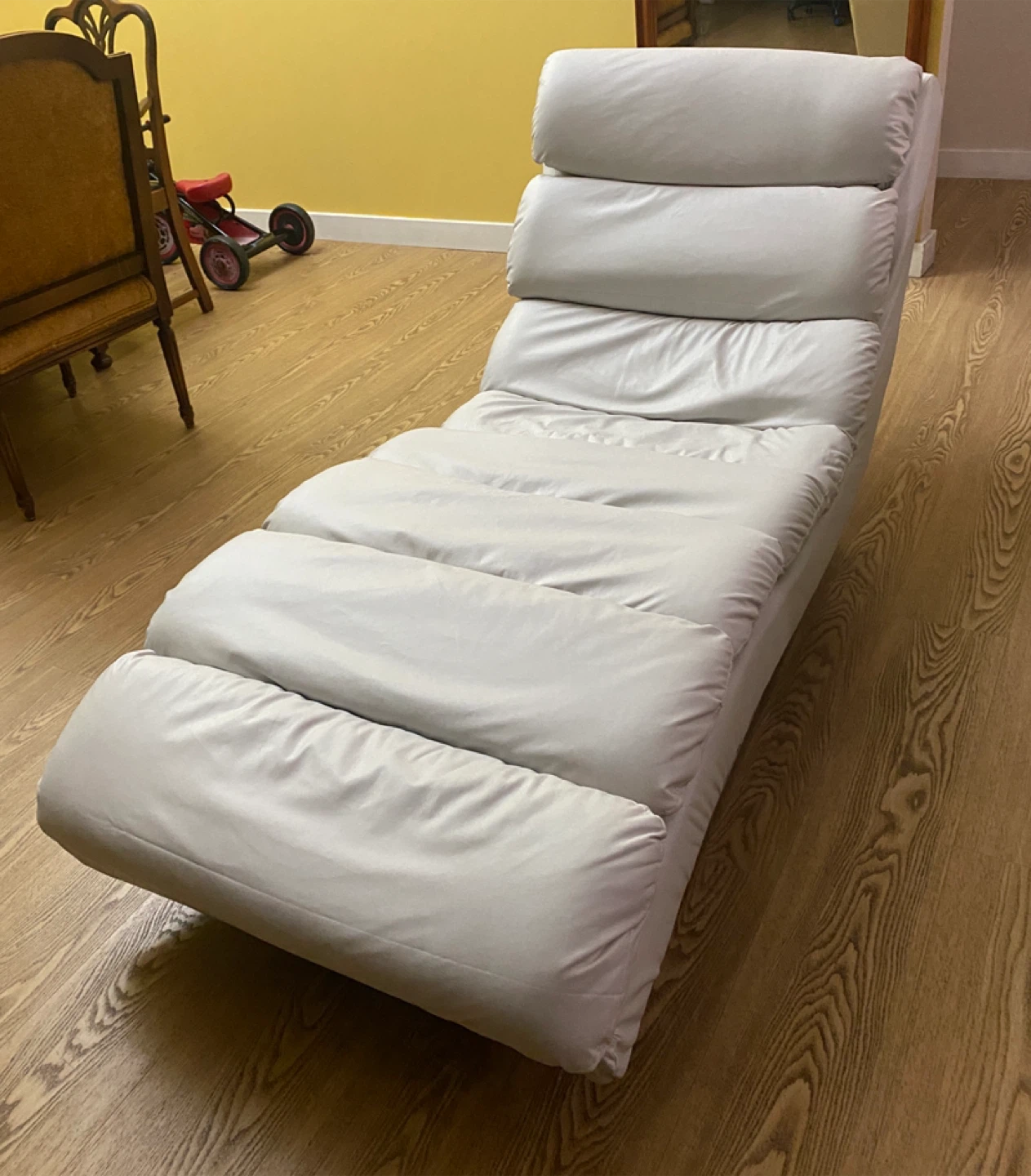 Modern Light Grey Chaise Lounge Chair (CAN DELIVER) - photo 2