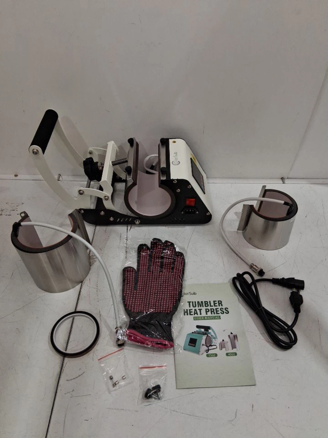 ColorSub Tumbler Heat Press Machine with Accessories - photo 2