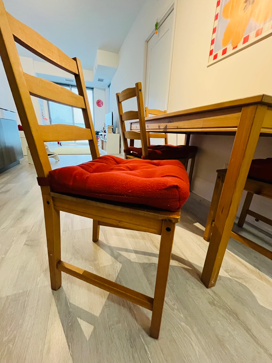 Ikea dining set with cushions - photo 5