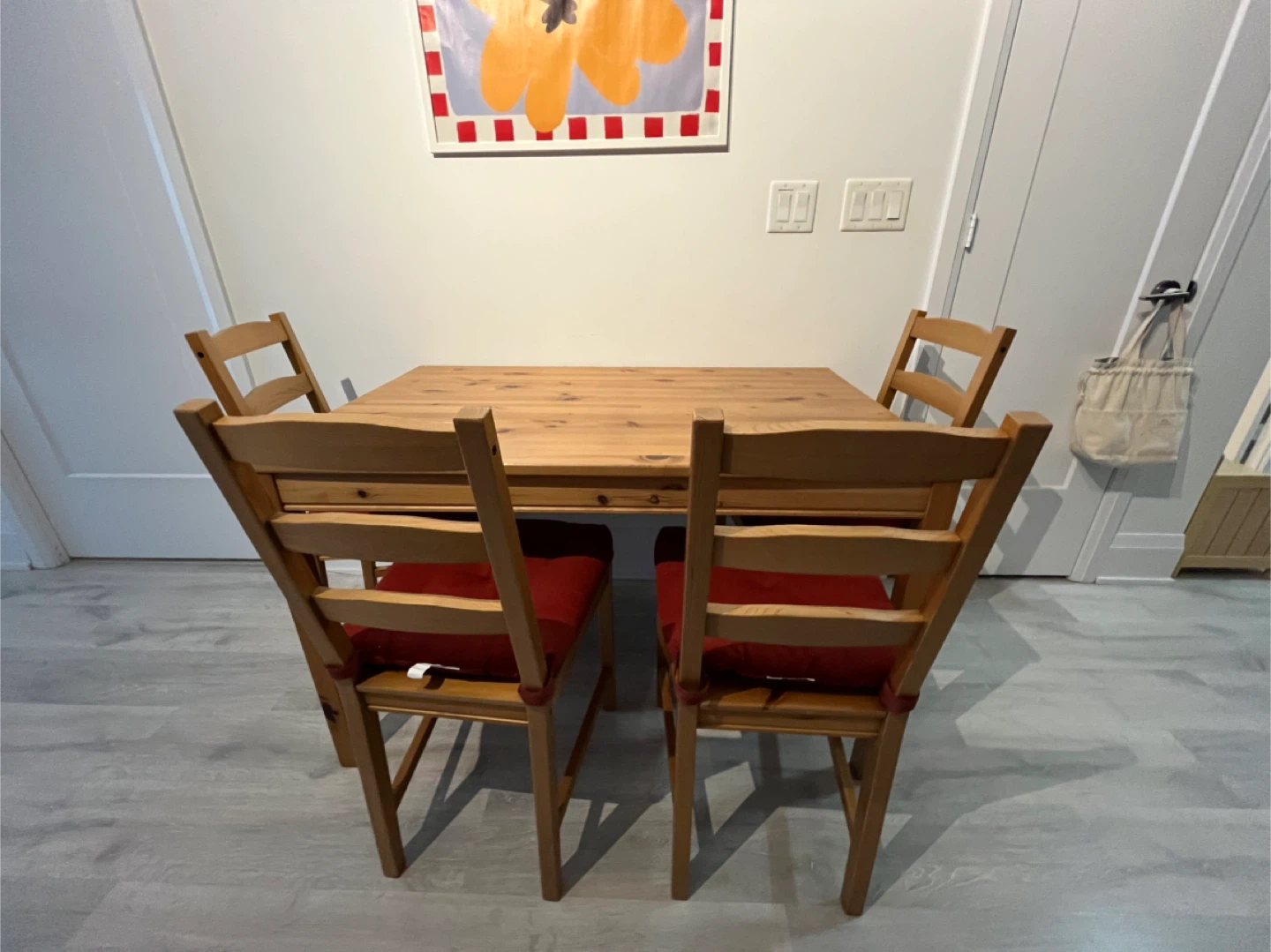 Ikea dining set with cushions - photo 2