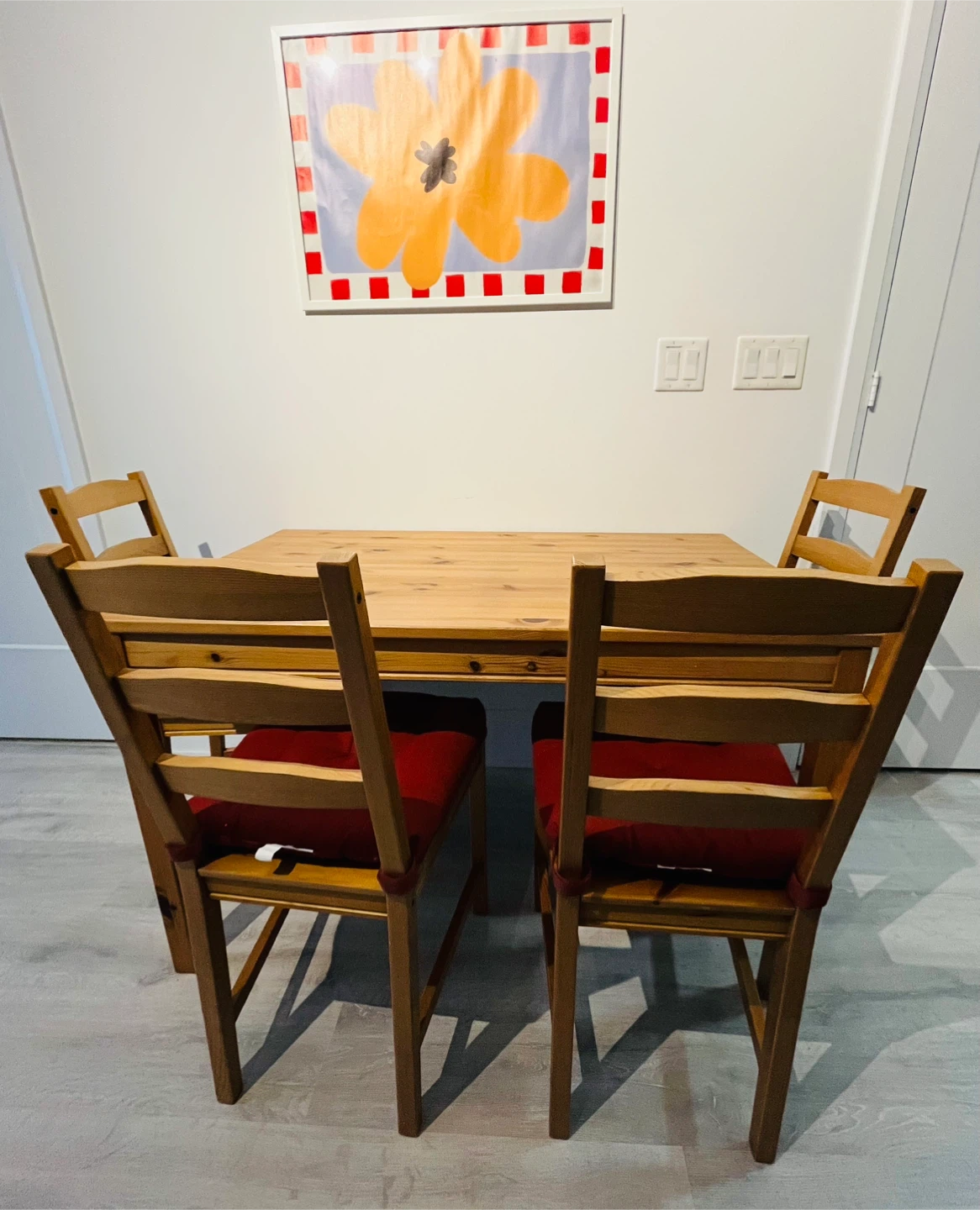 Ikea dining set with cushions